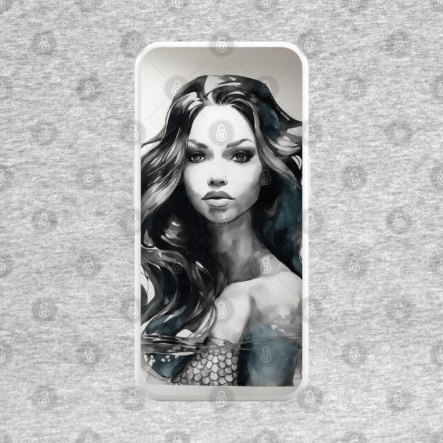 Latin Mermaid Beauty inside a Phone case. by MGRCLimon